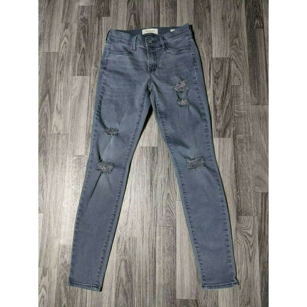 Pac Sun Los Angeles Super Stretch Denim Jeggings